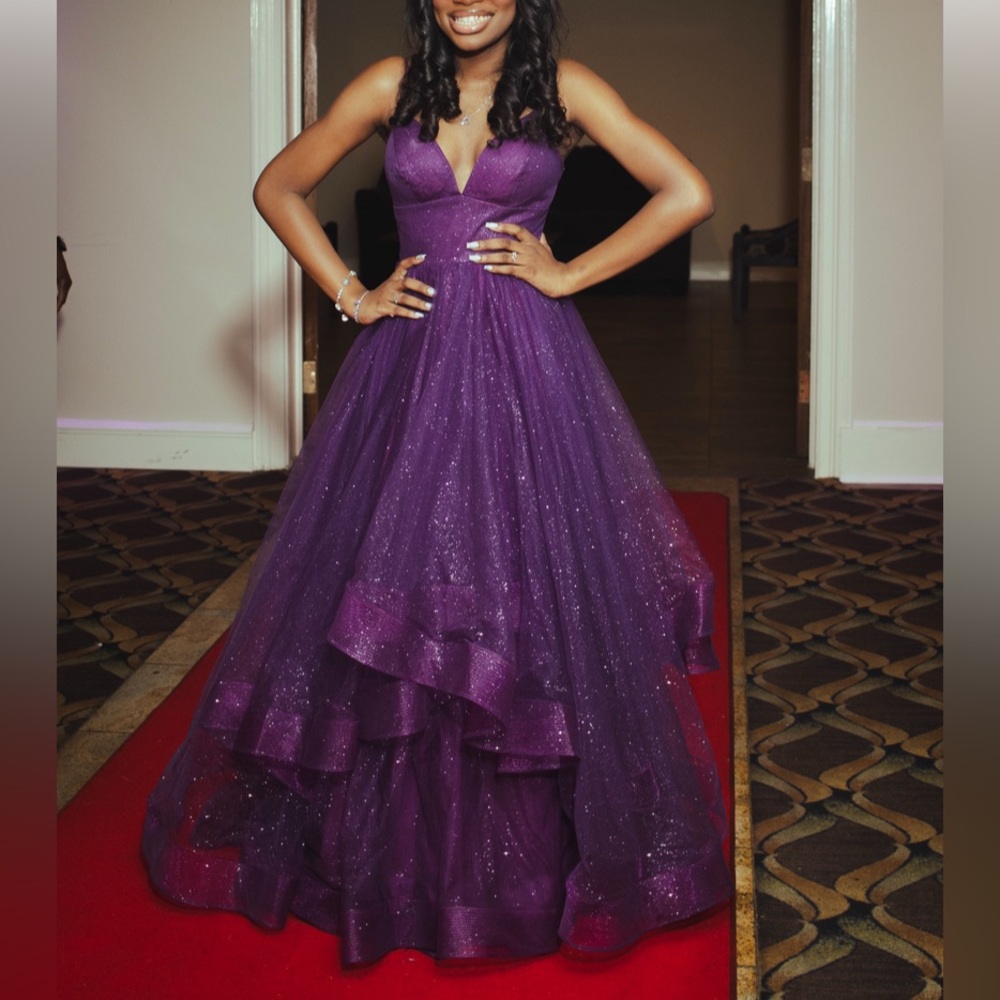 Glamorous Purple Prom Dress